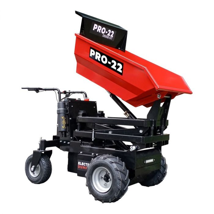 PRO-22 D500E-HT Akku Mini-Dumper / Schubkarre
