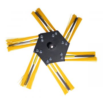 PRO-22 OBM7 Onkruid-veegborstelset met bevestigingsplaat